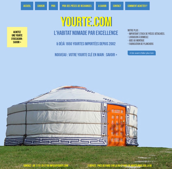 Yourte.com - Achetez une Yourte Mongole