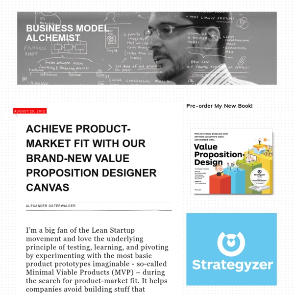Achieve Product-Market Fit with our Brand-New Value Proposition Designer Canvas