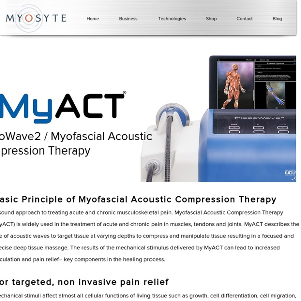 Acoustic Compression Therapy Machine