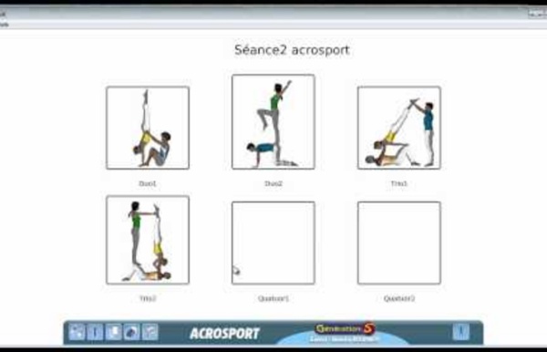 Acrosport: le logiciel de création de pyramides