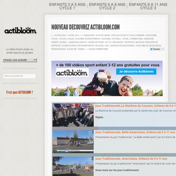 ActiBloom Sport - Le blog