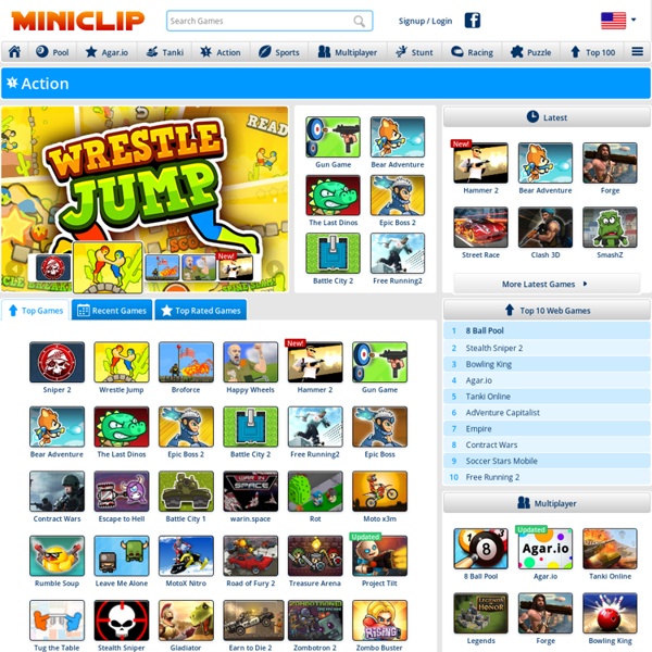 Action Games - Games at Miniclip