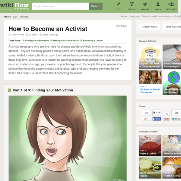 How to Become an Activist: 12 steps (with pictures)