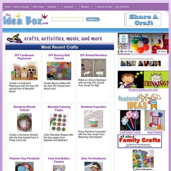 Kids Crafts, Games, Recipes & Activities For Early Childhood Education!