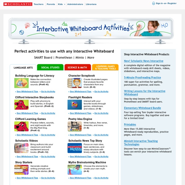 Interactive Whiteboard Resources