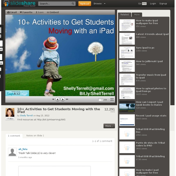 10+ Activities to Get Students Moving with the iPad