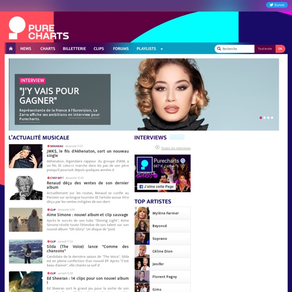 Pure Charts by Charts in France : actualité musique, classements, clips, concerts