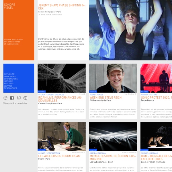 Histoire et actualité des arts audiovisuels