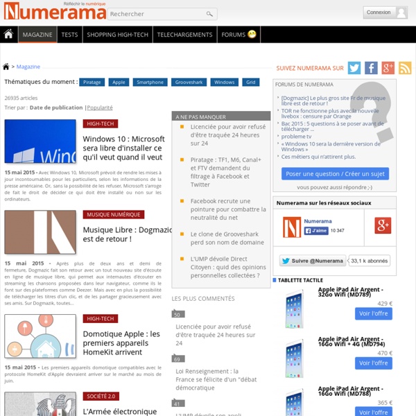 Numérama - magazine