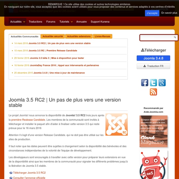Aide-Joomla.com - Accueil