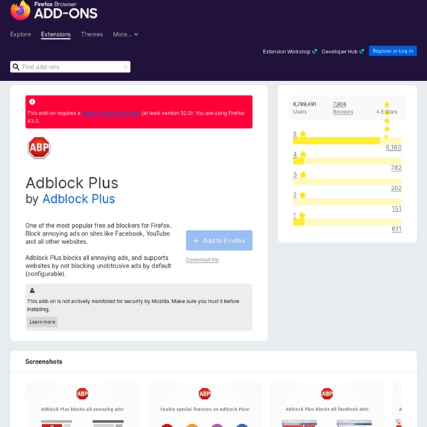 Adblock Plus Pearltrees