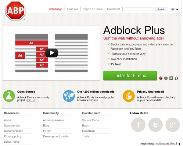 Adblock Plus: Save your time and traffic