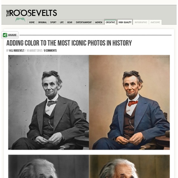 Adding Color To The Most Iconic Photos In History