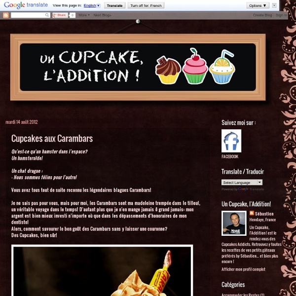 Cupcakes aux Carambars