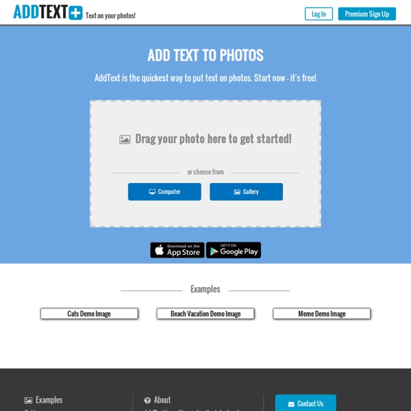 AddText — Captions for your photos, quick and easy