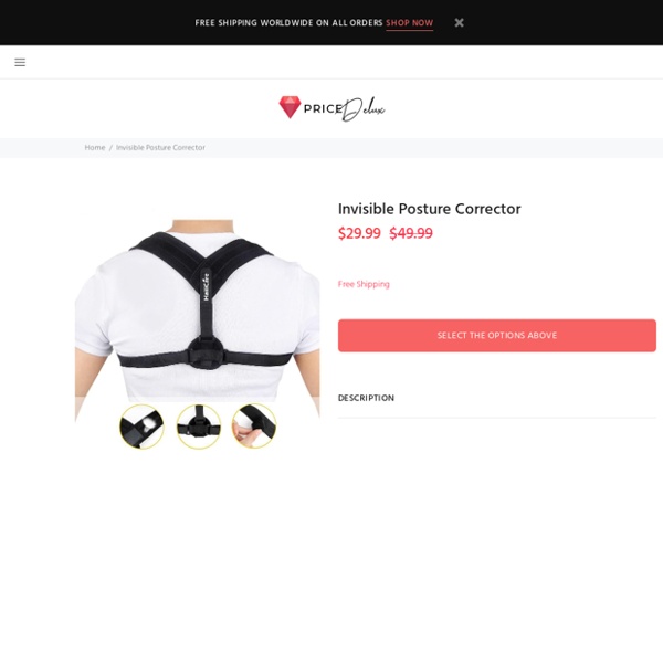 Best Posture Corrector for men and woman - #1 Adjustable Back Brace – PriceDelux