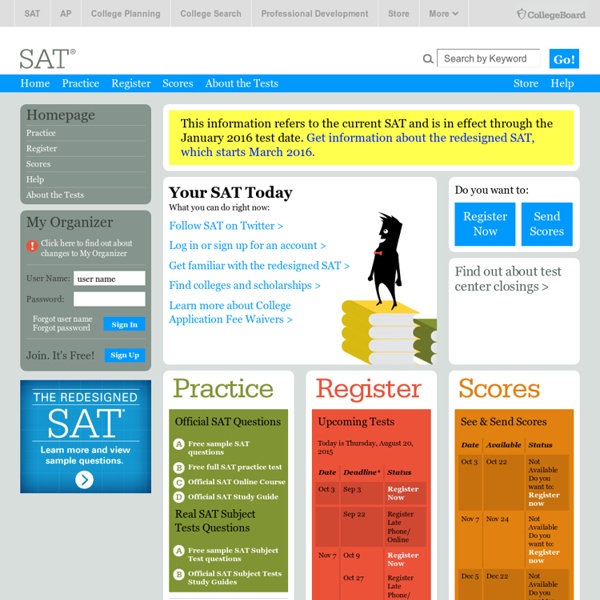 SAT - College Board - The Most Widely Used College Admission Exam