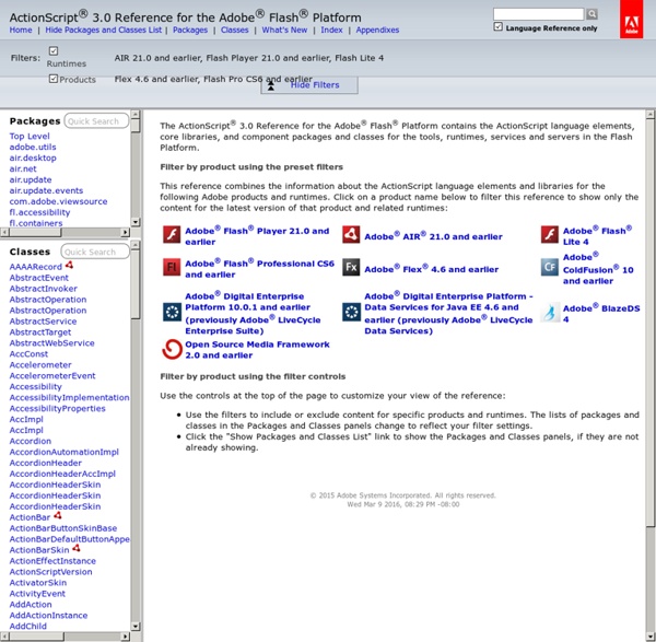 ActionScript 3.0 Language and Components Reference