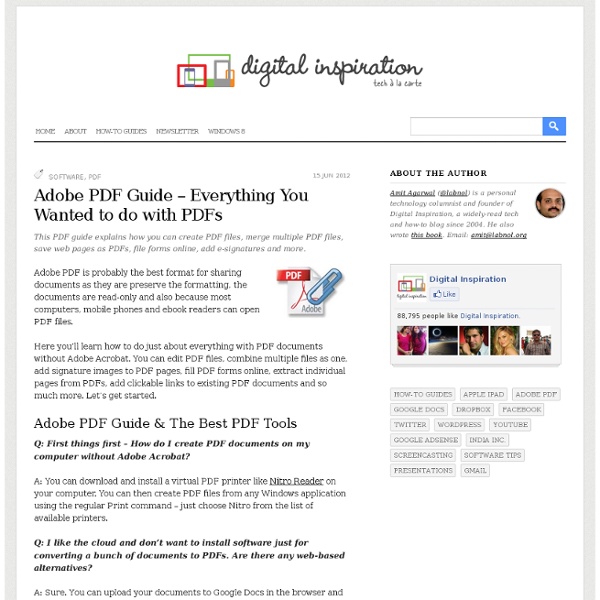 The Best PDF Tools and Apps - Adobe PDF Guide