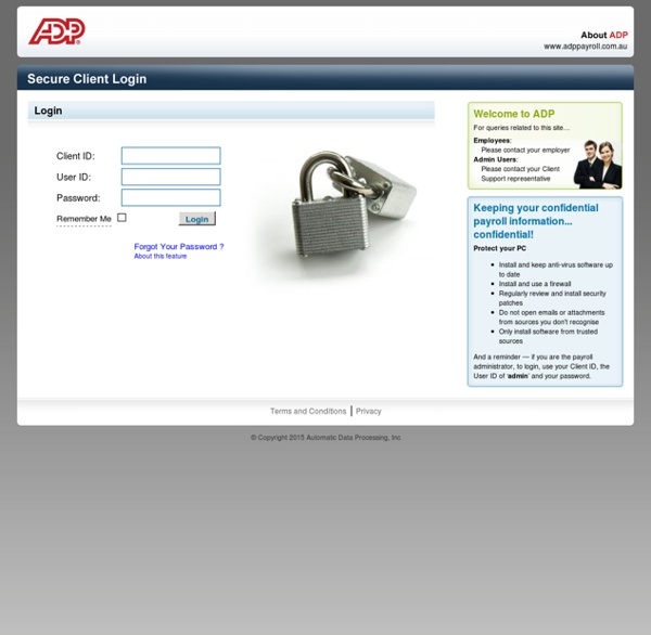 ADP Secure Client Login