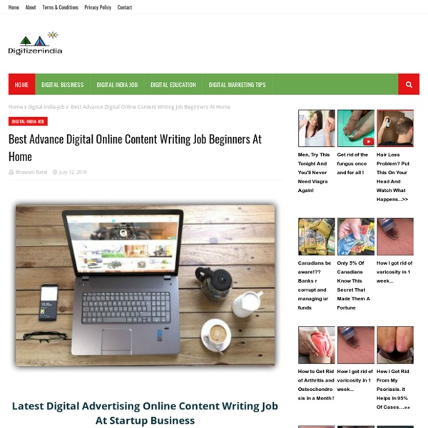 Best Advance Digital Online Content Writing Job Beginners At Home