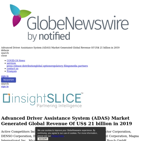 Advanced Driver Assistance System (ADAS) Market Generated
