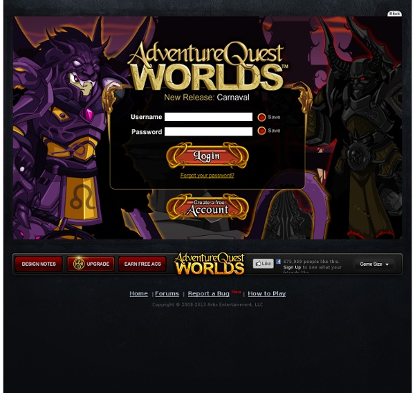 AdventureQuest Worlds: Free Browser MMO