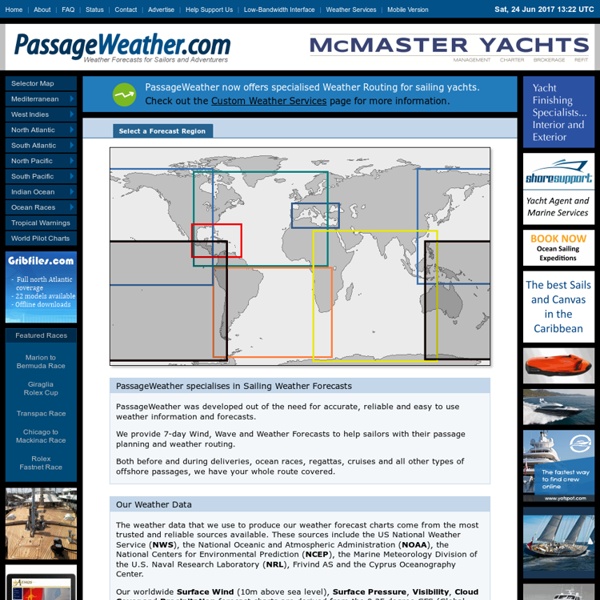 Sailing Weather - Marine Weather Forecasts for Sailors and Adventurers - PassageWeather
