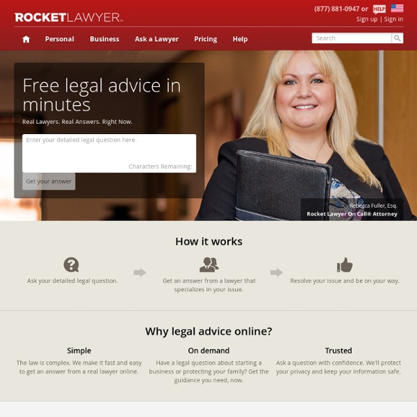 Legal Advice, Attorney Search, Legal Answers