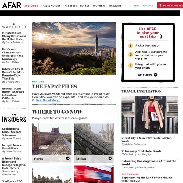AFAR - Travel Magazine and Guide