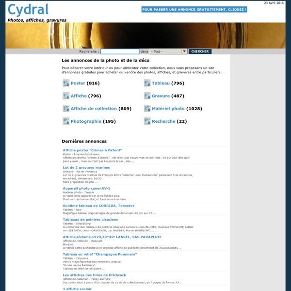 Cydral - Moteur de recherche d'images Web par similarité visuelle et mots clés