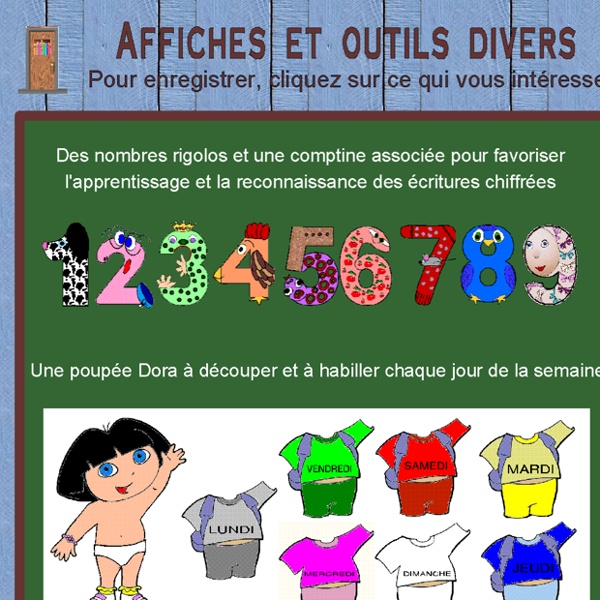 Affiches numeration sous main date fiches techniques