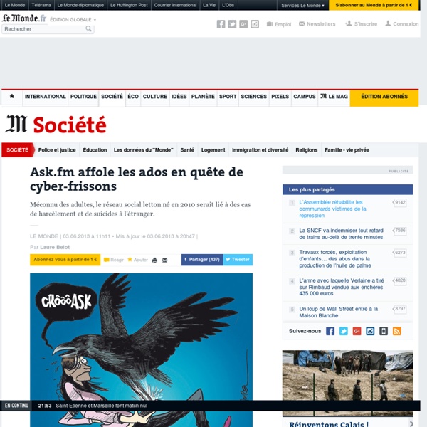 Ask.fm affole les ados en quête de cyber-frissons