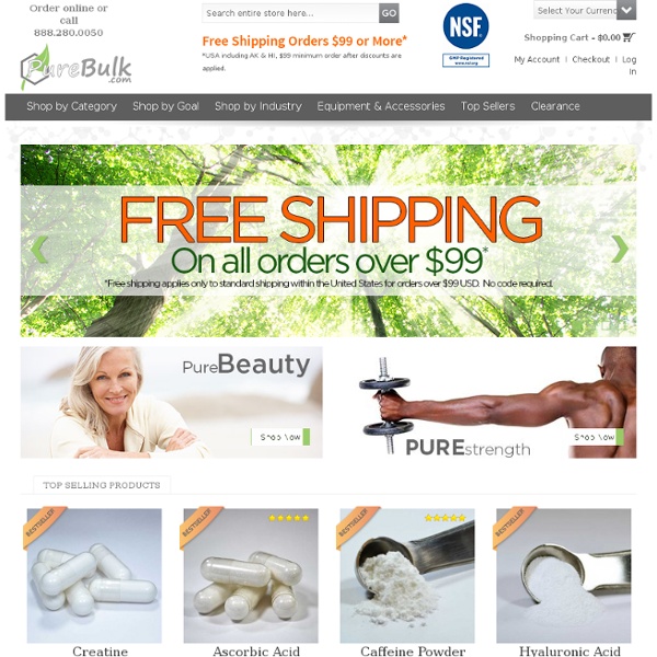 PureBulk.com Affordable Vitamins & Dietary Supplements Online Store