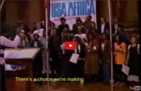 USA for Africa - We Are The World (w/M.Jackson) + Lyrics HQ