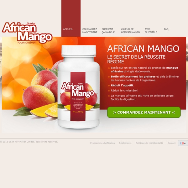 African Mango – la mangue africaine - site officiel
