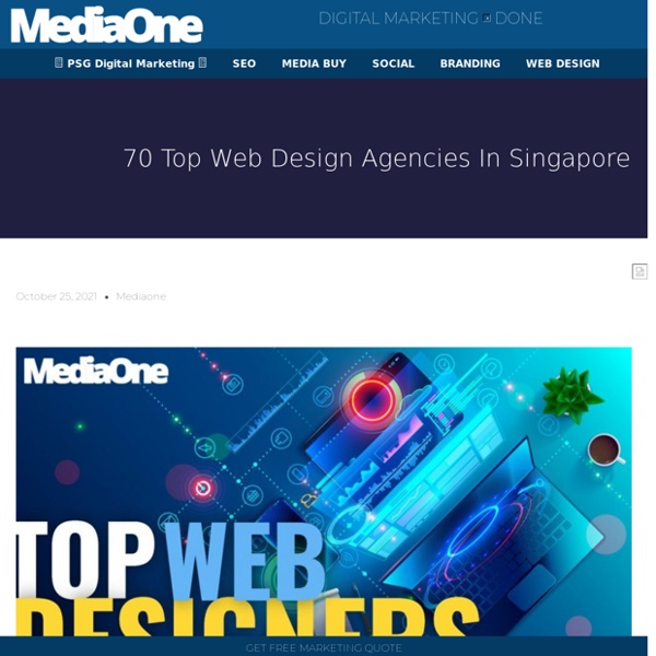 70 Top Web Design Agencies In Singapore