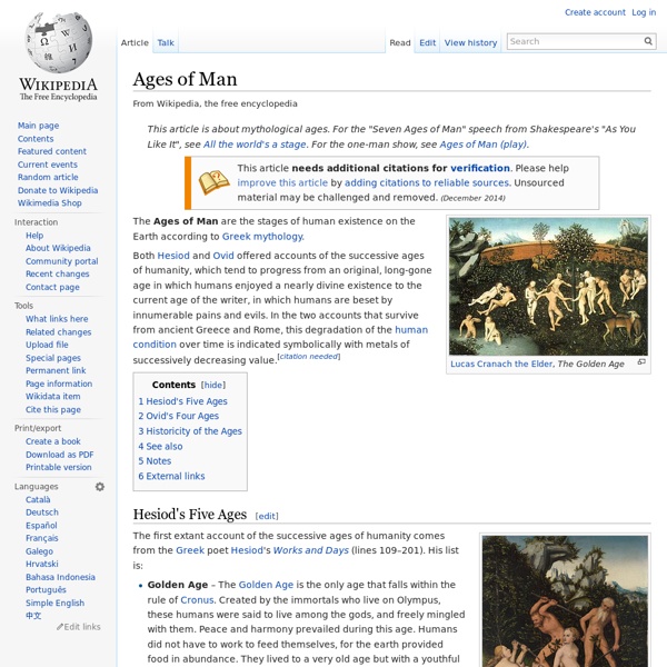 Ages of Man