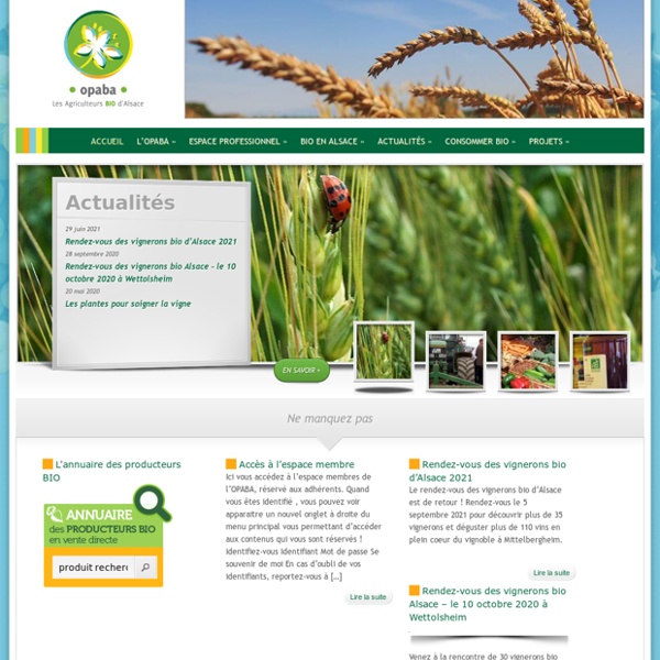 Organisation Professionnelle de l'Agriculture Biologique en Alsace