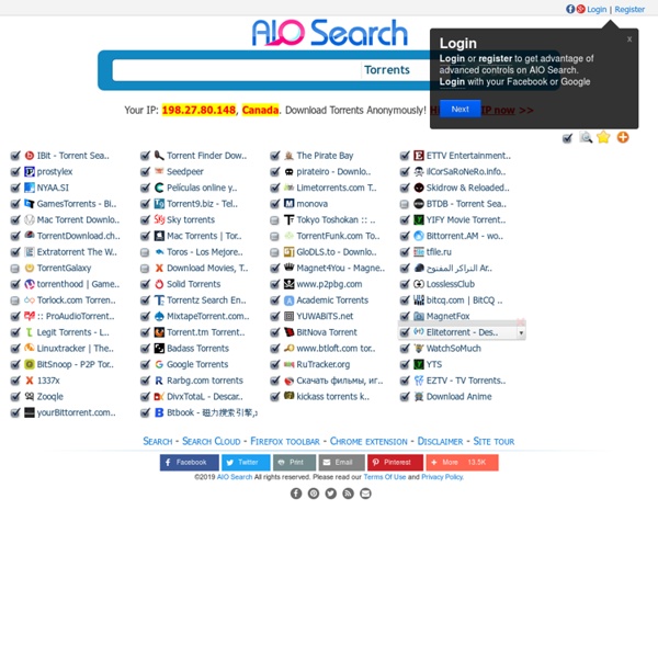 AIO Search - Search Torrents Sites