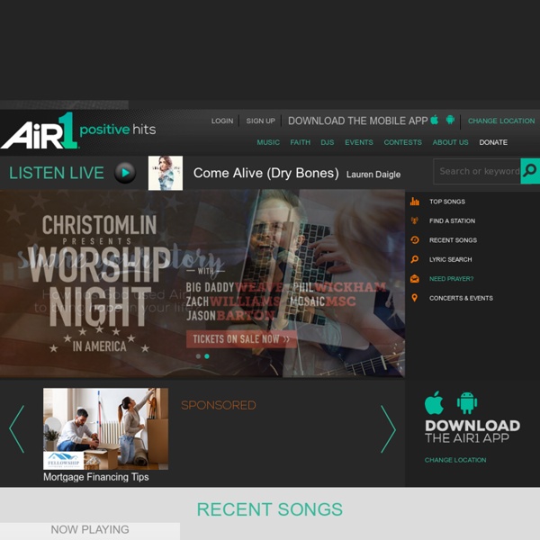 Air1 Radio, Positive, Alternative Music