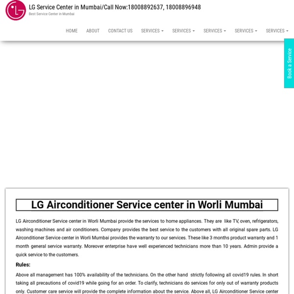 LG Airconditioner Service center in Worli Mumbai