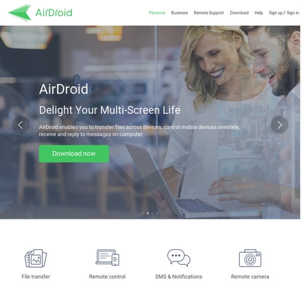 AirDroid-Enjoy your Android Experience over the air