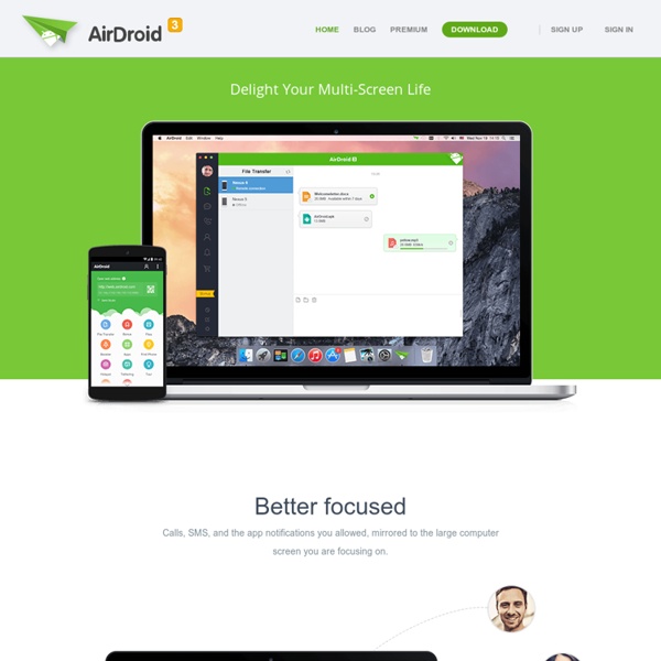 AirDroid-Enjoy your Android Experience over the air