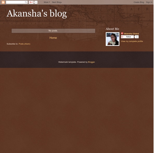 Akansha's blog