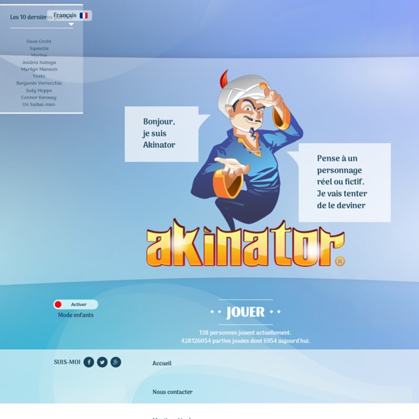 Akinator, le génie du Web