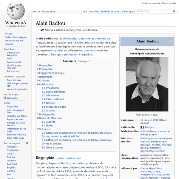 Alain Badiou