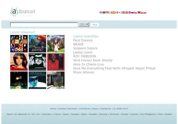 Albumart - CD and DVD cover searchengine