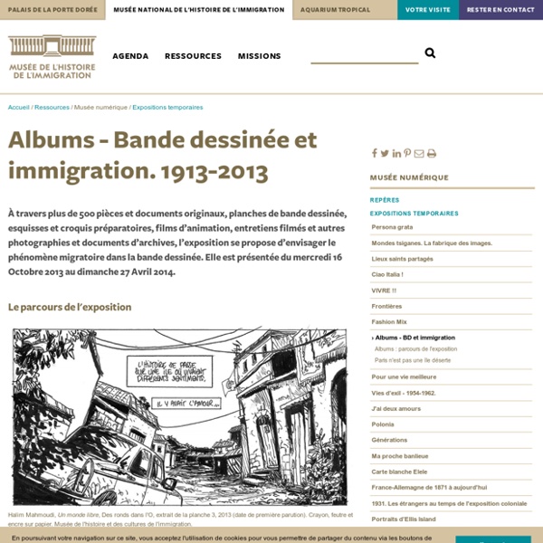 Albums - Bande dessinée et immigration. 1913-2013