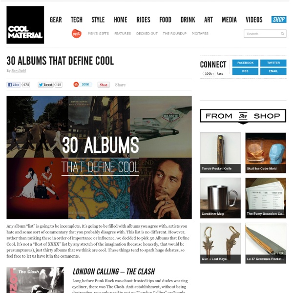 30 Albums That Define Cool